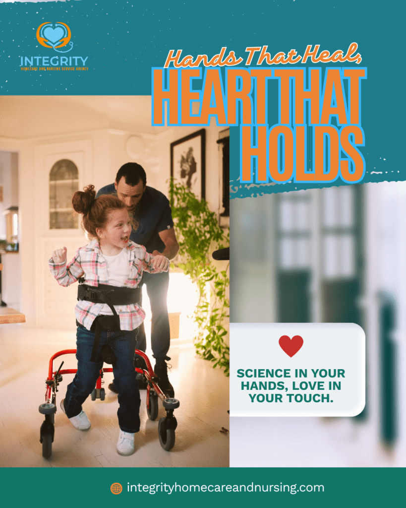 Private duty nurse with medically fragile child