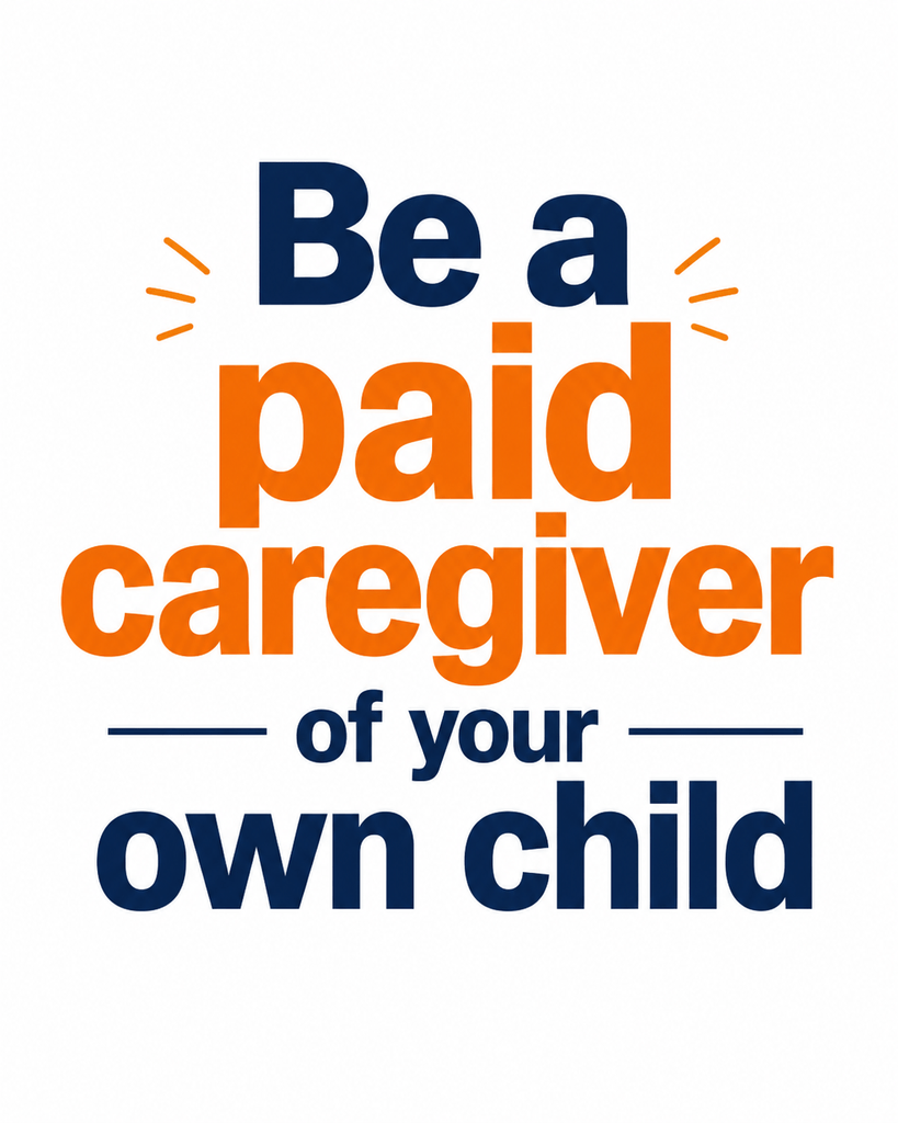 the image shows "be paid of your own child" that means if you are with GAPP